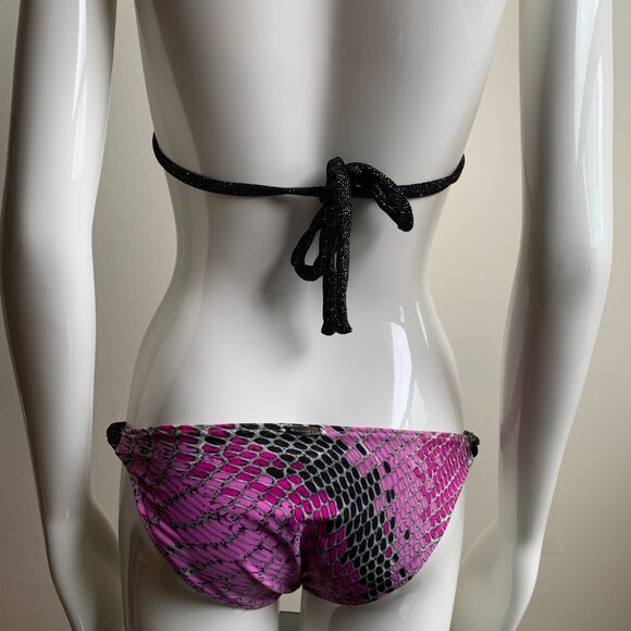 Sauvage purple black crystal snakeskin bikini - Picture 11 of 11